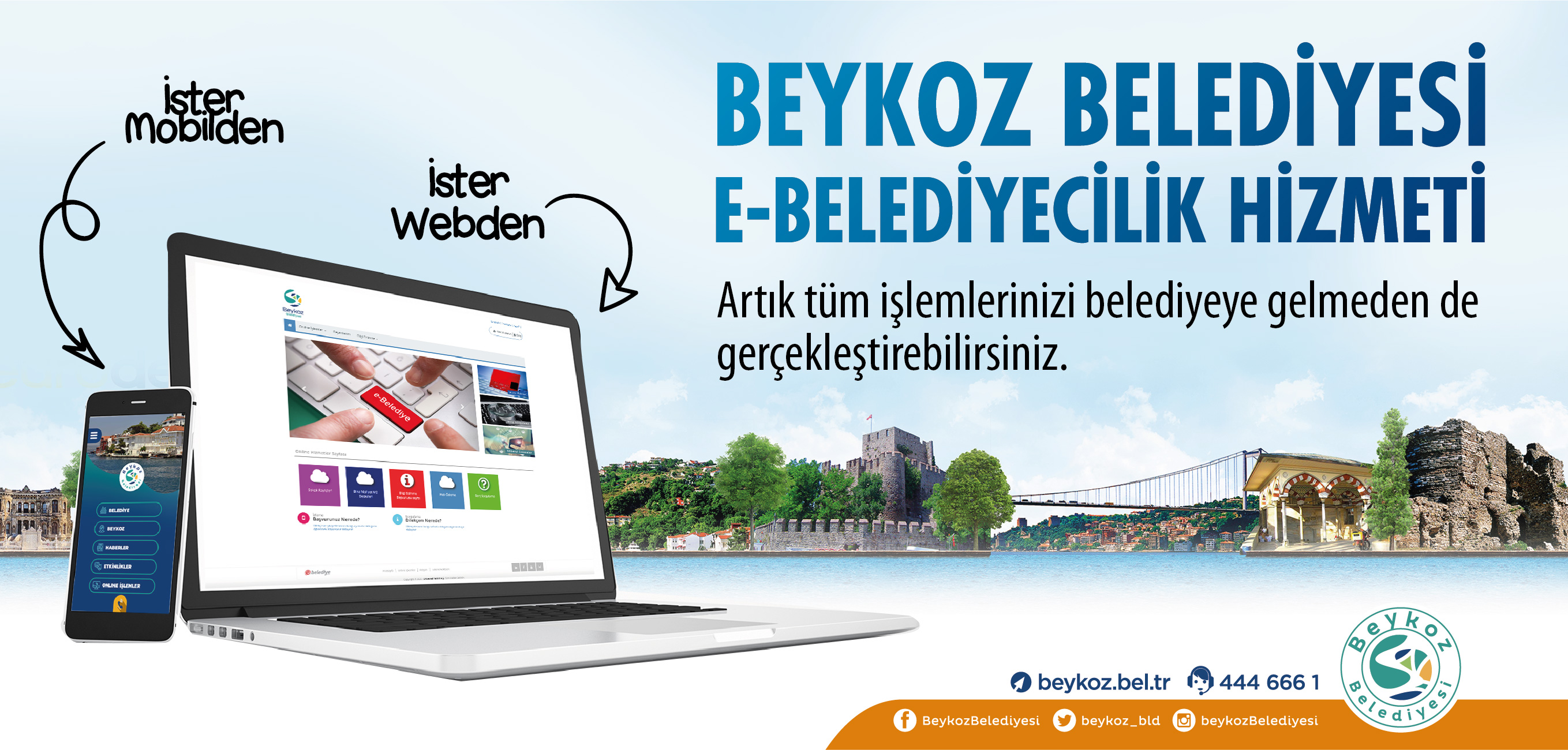 Beykoz Belediyesi Online Hizmetlerle Vatandaşların Yanında